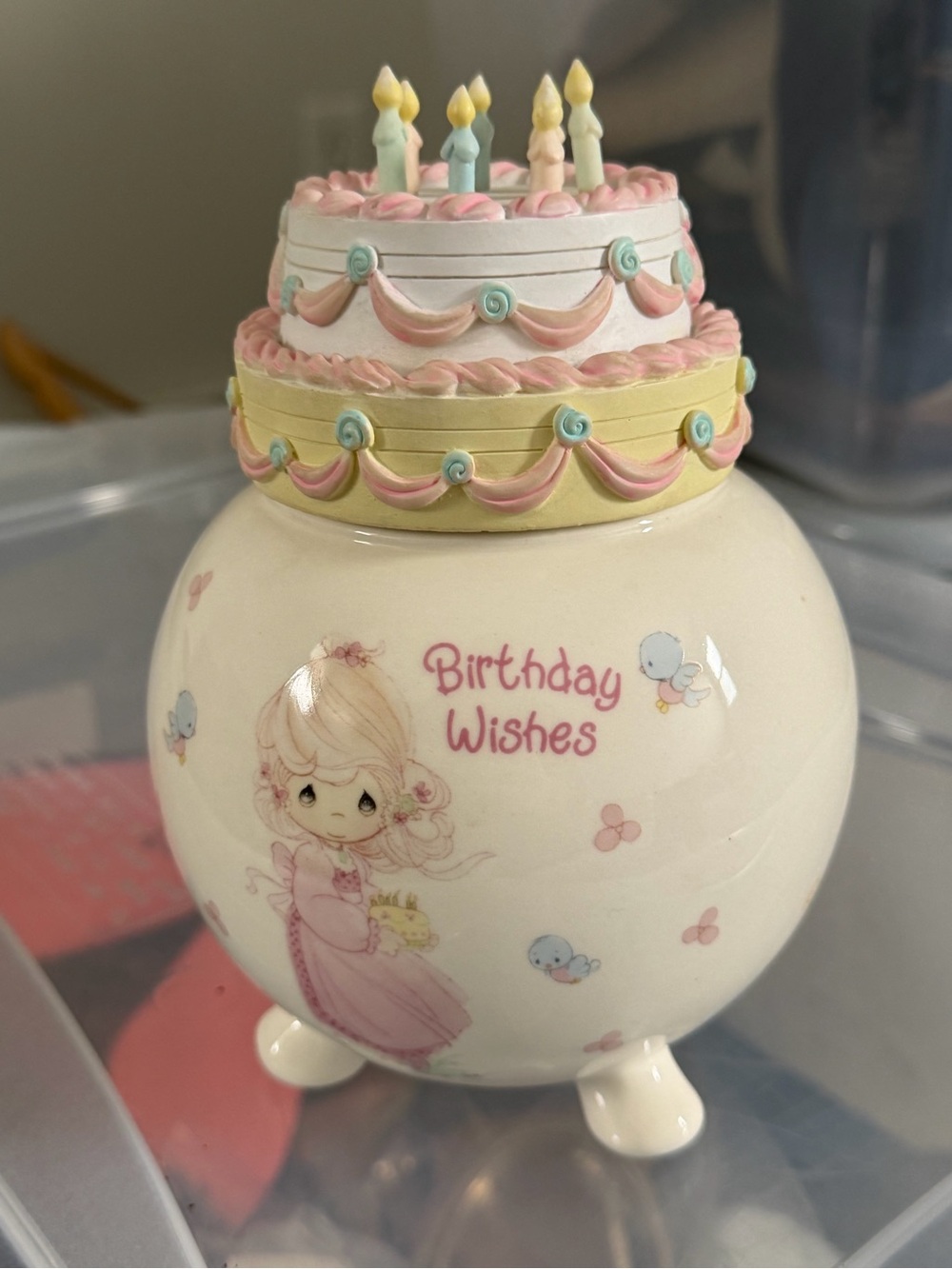 Precious Moments Collectable birthday Wishes Retired limited Edition